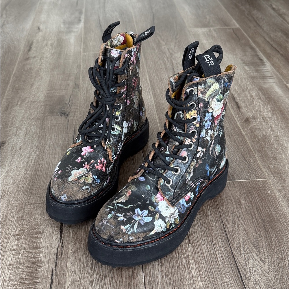 R13 single-stack lace-up boots - Picture 9 of 16